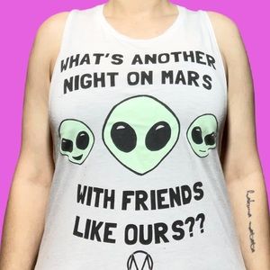 Unique Alien Tank Top